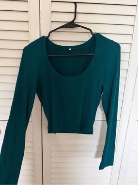 Cropped Long-Sleeve Shirt